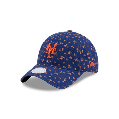 New York Mets Gorra | New Era MLB Floral 9twenty Adjustable Cap Mexico - Azules